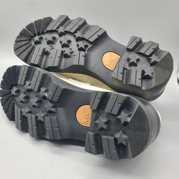 Sorel Joan Now City Women's Loafer Chalk Croc Leather Heel Platform Sz 8 NEW - Picture 8 of 8